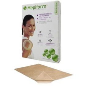 Molnlycke Medicazione Mepiform Atraumatica Per Cicatrici E Cheloidi Non Sterile 5x7,5cm 5 Pezzi