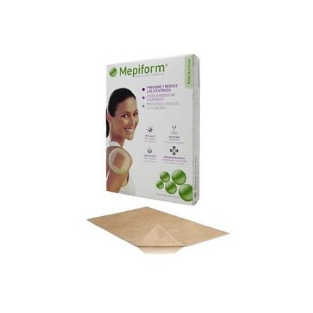 Molnlycke Medicazione Mepiform Atraumatica Per Cicatrici E Cheloidi Non Sterile 5x7,5cm 5 Pezzi Molnlycke Medicazione Mepiform Atraumatica Per Cicatrici E Cheloidi Non Sterile 5x7,5cm 5 Pezzi