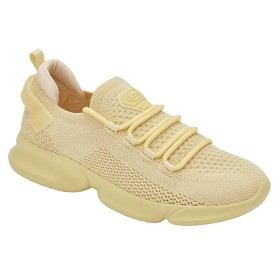 Scholl Calzatura Camden Knitted Textile+rubber W Pale Yellow 38