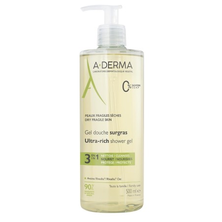 A-Derma Les Indispensables Gel Doccia Surgras 500 Ml