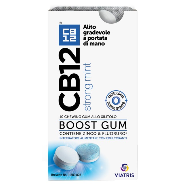 Meda Pharma Cb12 Boost 10 Chewing-gum Zinco E Fluoruro New Formulation Meda Pharma Cb12 Boost 10 Chewing-gum Zinco E Fluoruro New Formulation