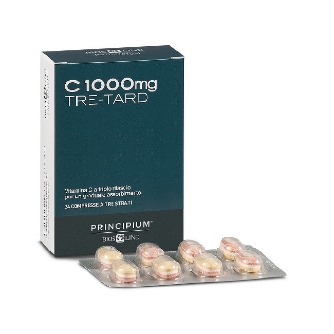 Bios Line Principium C 1000 Mg Tre-tard 24 Compresse A Tre Strati