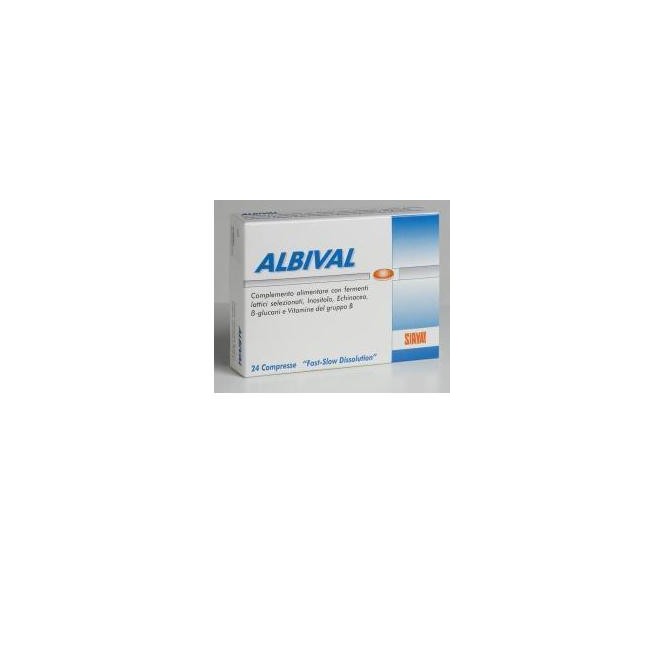 Sirval Albival Probiotico 24 Compresse Sirval Albival Probiotico 24 Compresse