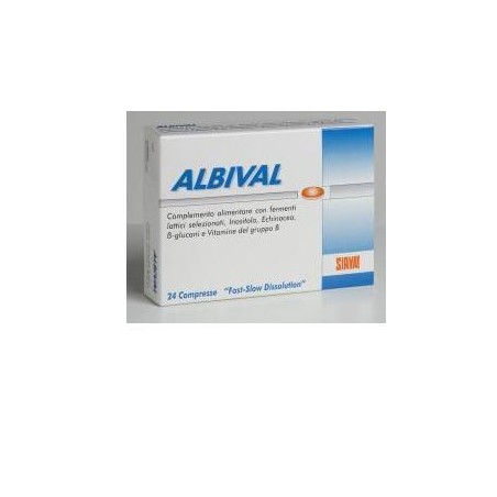 Sirval Albival Probiotico 24 Compresse Sirval Albival Probiotico 24 Compresse