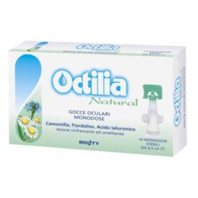 Octilia Natural Gocce oculari monodose rinfrescanti e idratanti 10 x 0, 5ml