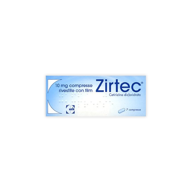 Ucb Pharma Zirtec 10 Mg Compresse Rivestite Con Film Cetirizina Dicloridrato Ucb Pharma Zirtec 10 Mg Compresse Rivestite Con Film Cetirizina Dicloridrato
