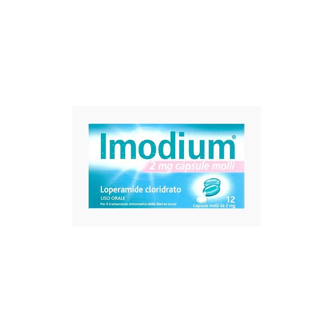 Imodium  2 mg capsule molli 12 capsule
