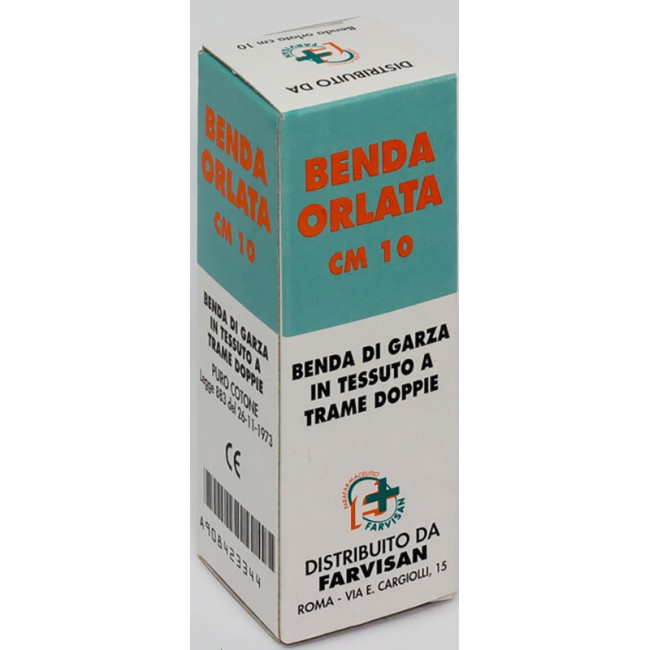 Farvisan Benda In Garza Idrofila Orlata 10x500cm