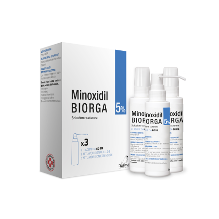 Laboratoires Bailleul Minoxidil Biorga 5%, Soluzione Cutanea Minoxidil