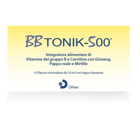 Difass International Bbtonik 500 10 Flaconi 10 Ml Difass International Bbtonik 500 10 Flaconi 10 Ml