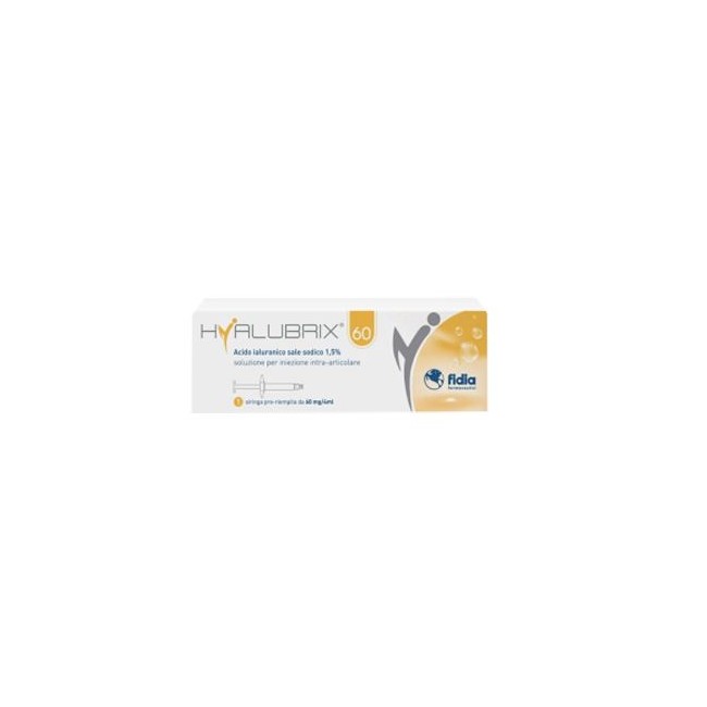 Fidia Farmaceutici Siringa Intra-articolare Hyalubrix 60 Acido Ialuronico 1,5% 60 Mg 4 Ml