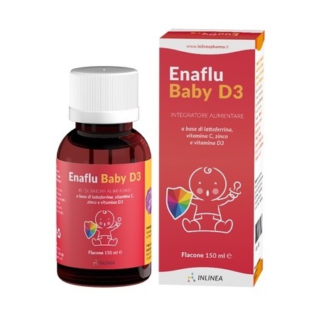 Inlinea Enaflu Baby D3 Soluzione Orale 150 Ml Inlinea Enaflu Baby D3 Soluzione Orale 150 Ml