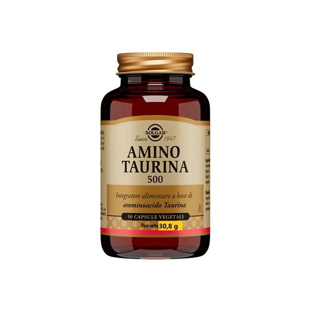 Solgar Amino Taurina 500 50 Capsule Vegetali
