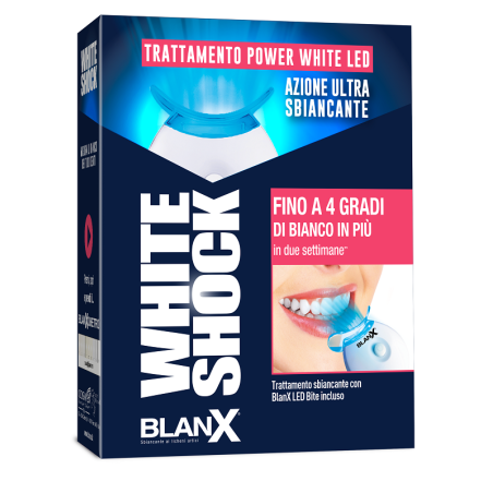 Coswell Blanx White Shock Trattamento Power White Gel 30 Ml Con Bite Coswell Blanx White Shock Trattamento Power White Gel 30 Ml Con Bite