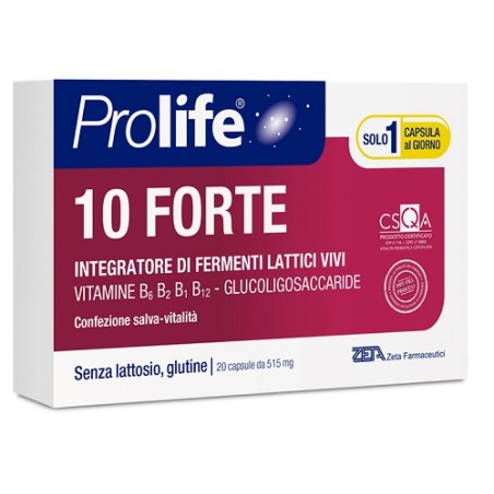 Zeta Farmaceutici Prolife 10 Forte 20 Capsule Zeta Farmaceutici Prolife 10 Forte 20 Capsule