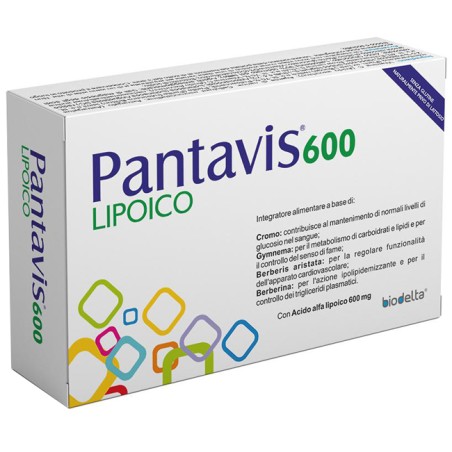 Biodelta Pantavis 600 Lipoico 30 Compresse Biodelta Pantavis 600 Lipoico 30 Compresse