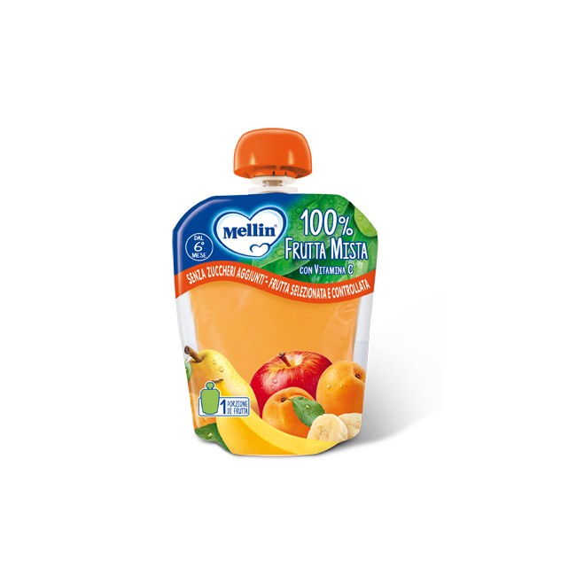 Danone Mellin Pouch Frutta Mista 90 G