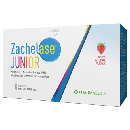 Pharmaluce Zachelase Junior 10 Flaconcini Da 10 Ml Pharmaluce Zachelase Junior 10 Flaconcini Da 10 Ml