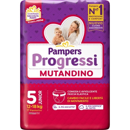 Fater Pampers Progretgtgi Mutandino Cp Tg5 Junior 17 Pezzi