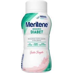 Nestlè Meritene Resource Diabet Fragola Alimento Iperproteico 28 Vitamine E Minerali 200 Ml