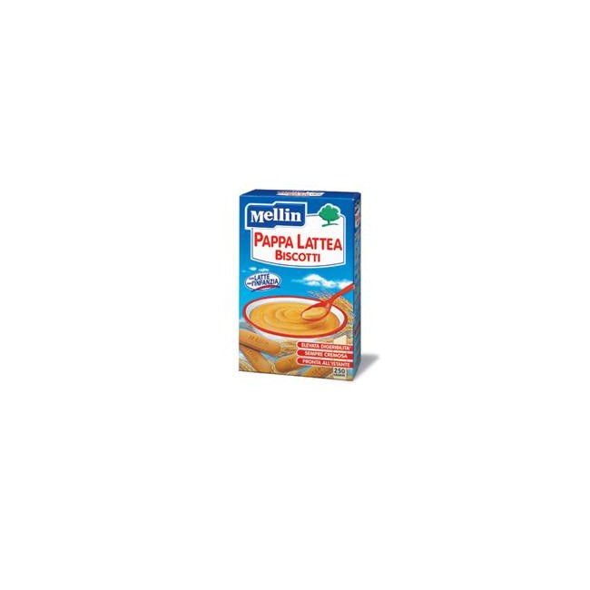 Mellin pappa latte biscotti 250 g nuovo formato