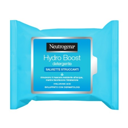 Johnson & Johnson Neutrogena Hydro Boost Salviette Struccanti 25 Pezzi