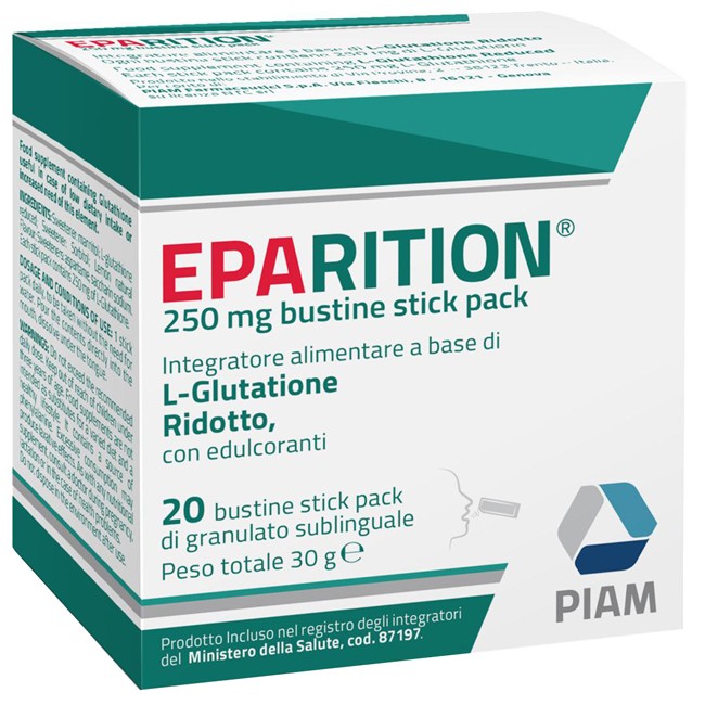 Piam Farmaceutici Eparition 20 Bustine Stick Pack Da 250 Mg Di Granulato Sublinguale Piam Farmaceutici Eparition 20 Bustine Stick Pack Da 250 Mg Di Granulato Sublinguale