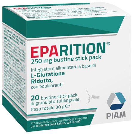 Piam Farmaceutici Eparition 20 Bustine Stick Pack Da 250 Mg Di Granulato Sublinguale Piam Farmaceutici Eparition 20 Bustine Stick Pack Da 250 Mg Di Granulato Sublinguale
