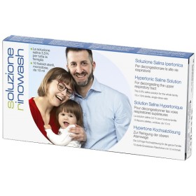 Air Liquide Rinowash Soluzione Salina Ipertonica Per Pulizia Naso 10 Fiale Richiudibili X 10 Ml