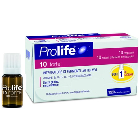 Zeta Farmaceutici Prolife 10 Forte 10 Flaconcini Da 8 Ml Zeta Farmaceutici Prolife 10 Forte 10 Flaconcini Da 8 Ml