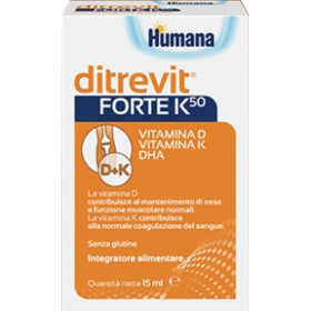 Humana Ditrevit Forte K50 15 Ml Nuova Formulazione