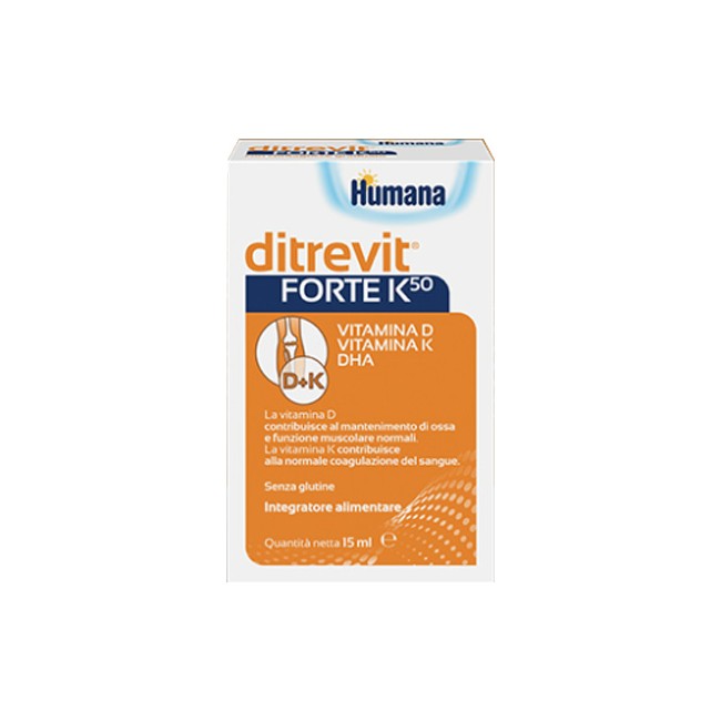 Humana Ditrevit Forte K50 15 Ml Nuova Formulazione