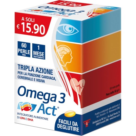 F&F Omega 3 Act 540mg 60 Perle Mini