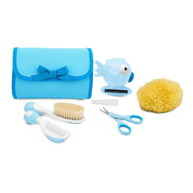 Chicco Il Mio Primo Beauty Kit Igiene azzurro per neonati