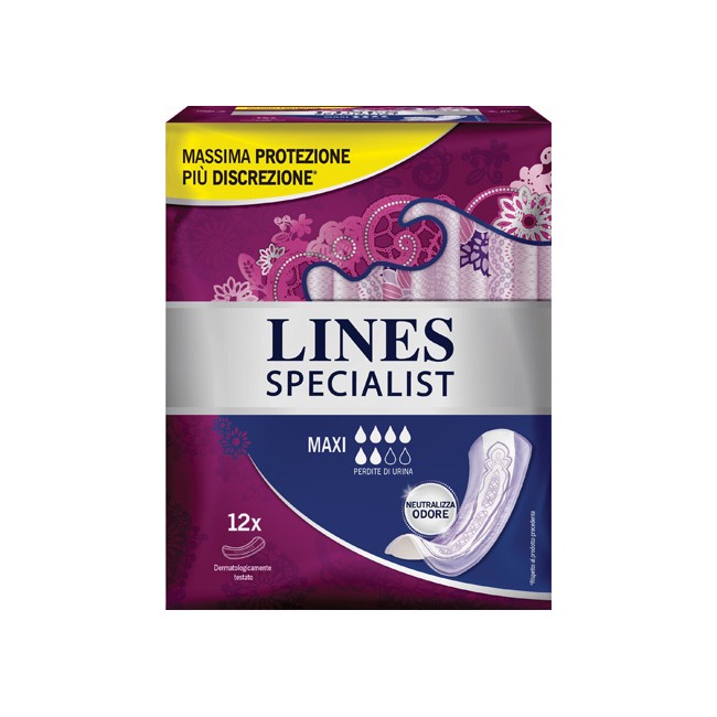 Fater Lines Specialist Pannolone Maxi Farma 12 Pezzi