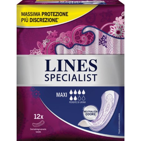 Fater Lines Specialist Pannolone Maxi Farma 12 Pezzi
