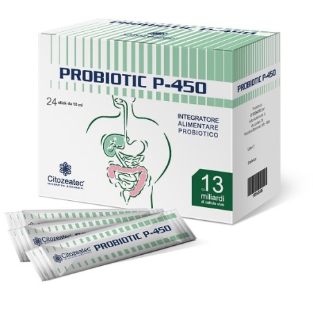 Citozeatec Probiotic P-450 24 Stick Monodose 10 Ml