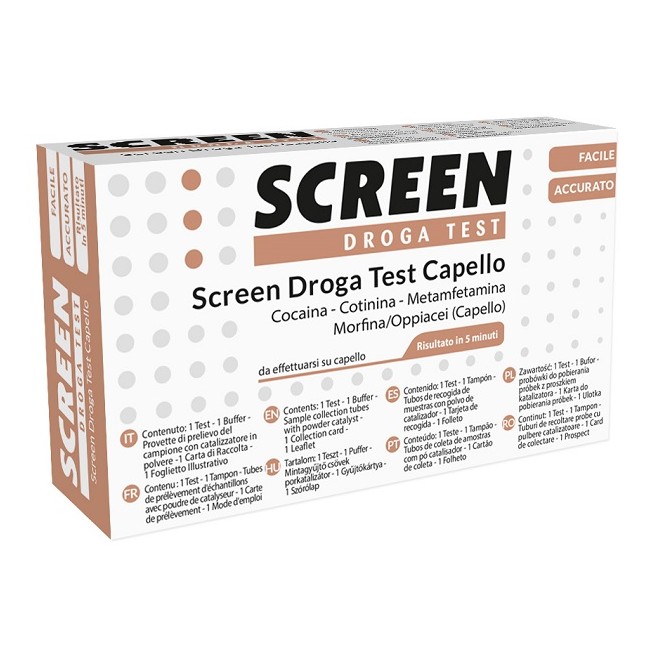 Screen Italia Screen Droga Test 4 Sostanze Tramite Capelli Test Antidroga Capello Screen Italia Screen Droga Test 4 Sostanze Tramite Capelli Test Antidroga Capello