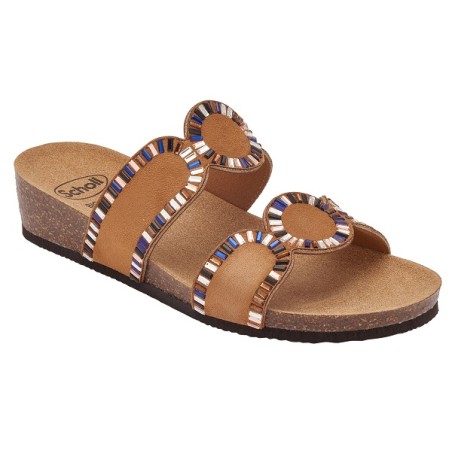 Scholl Calzatura Cannes Microfibre+strass W Tan 39 Scholl Calzatura Cannes Microfibre+strass W Tan 39