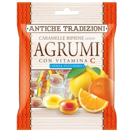Perfetti Van Melle Antiche Tradizioni Caramelle Ripiene Agrumi 60 G Perfetti Van Melle Antiche Tradizioni Caramelle Ripiene Agrumi 60 G