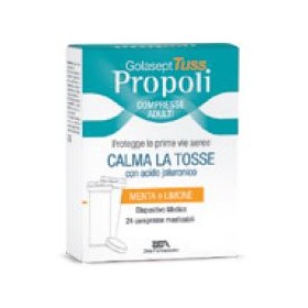 Zeta Farmaceutici Golasept Tuss Propoli Compresse Tosse Dispositivo Medico Compresse Masticabili Alla Propoli In Astuccio