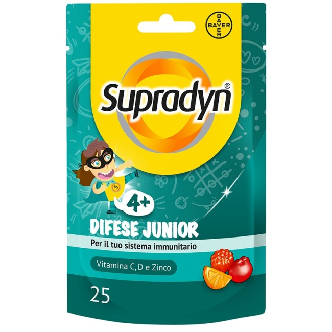 Bayer Supradyn Difese Junior 25 Caramelle Bayer Supradyn Difese Junior 25 Caramelle