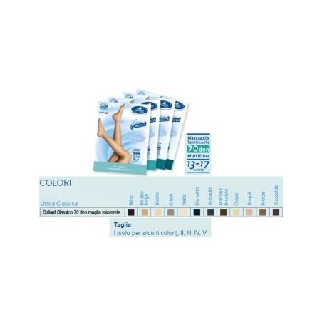 Sauber Collant 70 Denari Maglia Microrete Bisq 4 Linea Classica