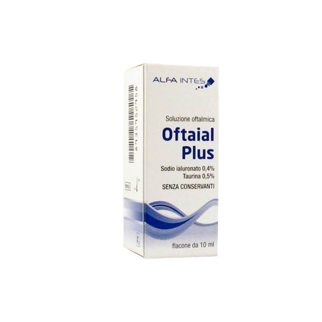 Alfa Intes Soluzione Oftalmica Oftaial Plus Acido Ialuronico 0,4% E Taurina 10ml