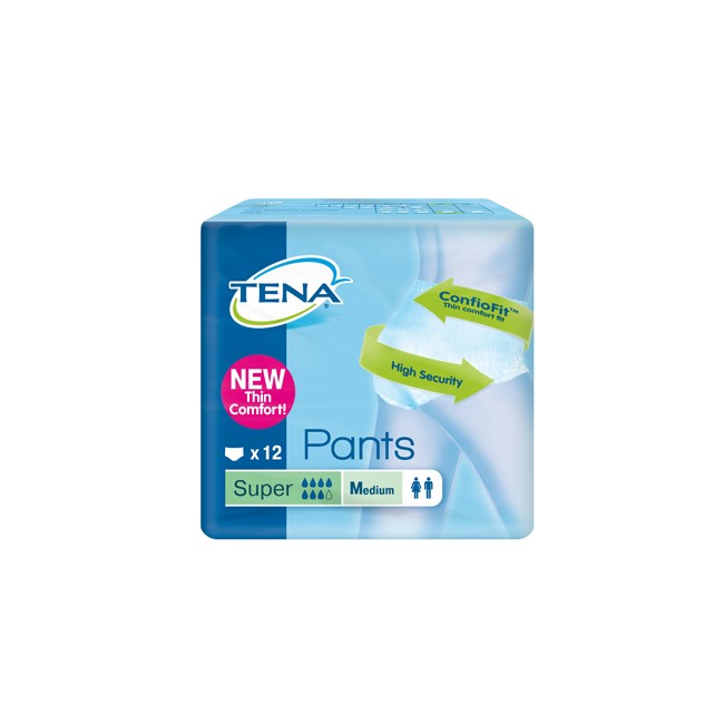 Essity Pannolone Pull Up Tena Pants Super Taglia Medium 12 Pezzi Essity Pannolone Pull Up Tena Pants Super Taglia Medium 12 Pezzi