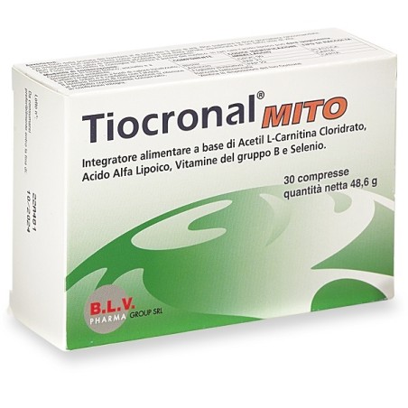 B. L. V. Pharma Group Tiocronal Mito 30 Compresse B. L. V. Pharma Group Tiocronal Mito 30 Compresse