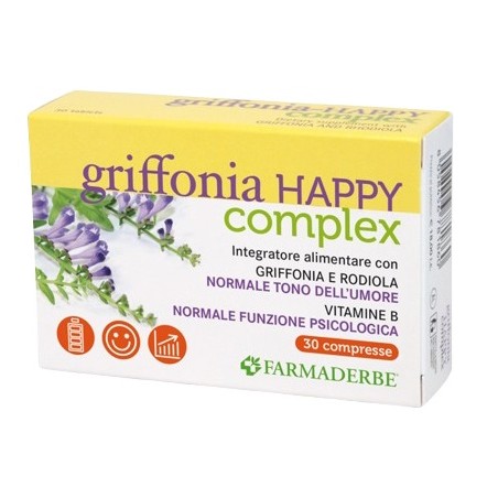Farmaderbe Griffonia Happy Complex 30 Compresse Farmaderbe Griffonia Happy Complex 30 Compresse