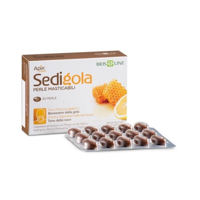 Bios Line Sedigola Perle Masticabili 30 Perle