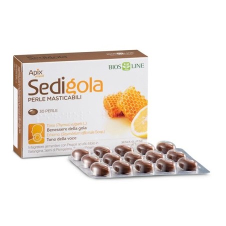 Bios Line Sedigola Perle Masticabili 30 Perle Bios Line Sedigola Perle Masticabili 30 Perle