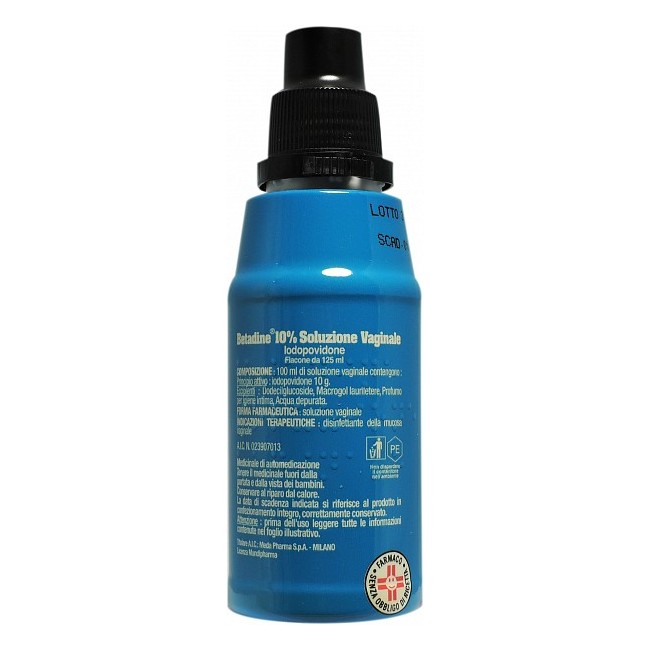 Betadine 10% Soluzione vaginale disinfettante per mucosa vaginale